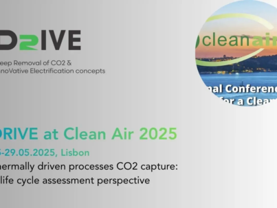 Life cycle assessment of CO2 capture technologies – DRIVE CleanAir 2025